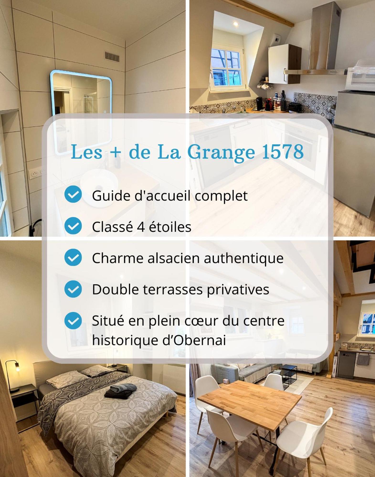La Grange 1578 - Maison 4 Etoiles - Centre Ville - Commerce A Proximite Obernai Luaran gambar