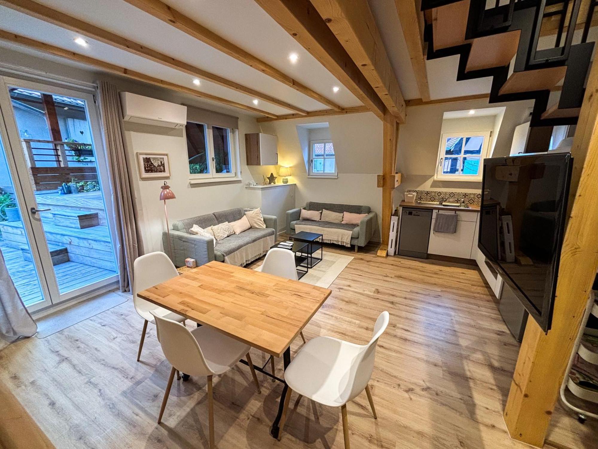 La Grange 1578 - Maison 4 Etoiles - Centre Ville - Commerce A Proximite Obernai Luaran gambar